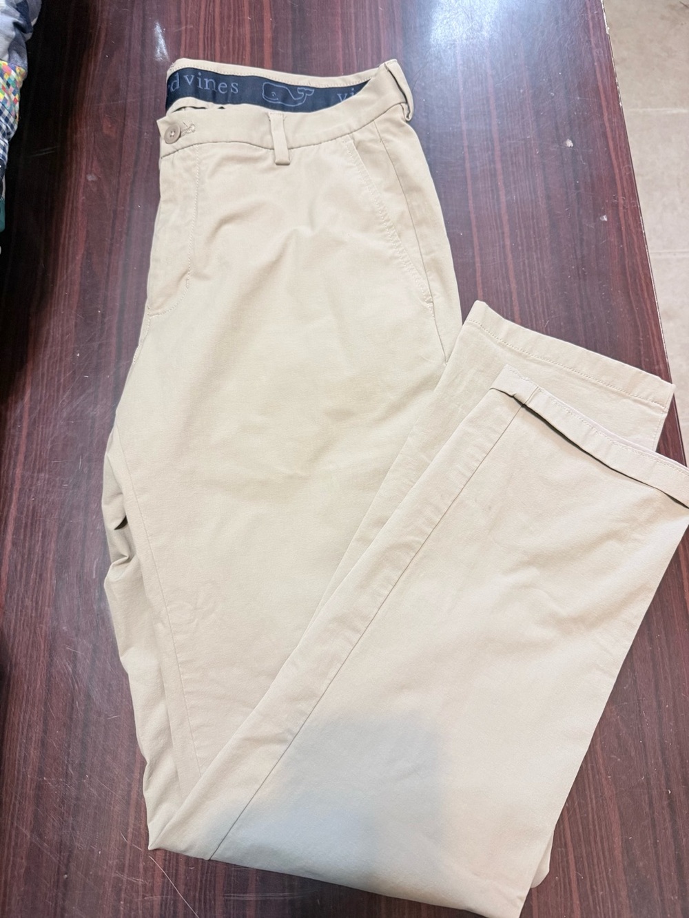 Vineyard Vines Men's Chino Pants in Light Tan